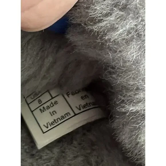 UGG Soft Amethyst Plush Shearling Disco Platform Cozy Slide Sandals - Picture 10 of 11